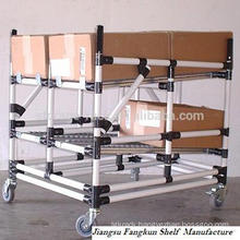 Flexible Bar-type Mobile Shelves /Folding Pipe Shelves